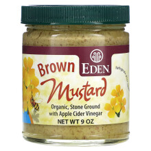 Eden Foods, Bio-Brauner Senf, 9 Unzen (255 g)