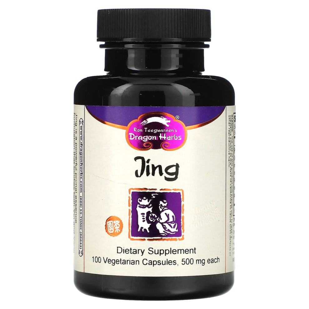 Dragon Herbs , Jing, 500 Mg, 100 Vegetarian Capsules
