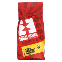 Equal Exchange, Café Biologique, Colombien, Grain Entier, Torréfaction Full City, 12 oz (340 g)