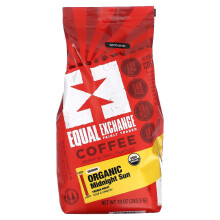 Equal Exchange, Café Biologique, Midnight Sun, Moulu, Torréfaction Française, 10 oz (283.5 g)