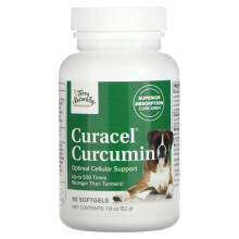 Terry Naturally, Curacel Curcumin, Optimale Zellunterstützung, Für Hunde, 60 Weichkapseln