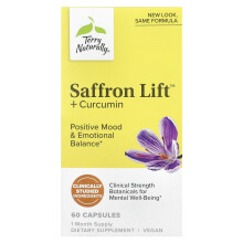 Terry Naturally, Safran Life + Curcumin, 60 Kapseln