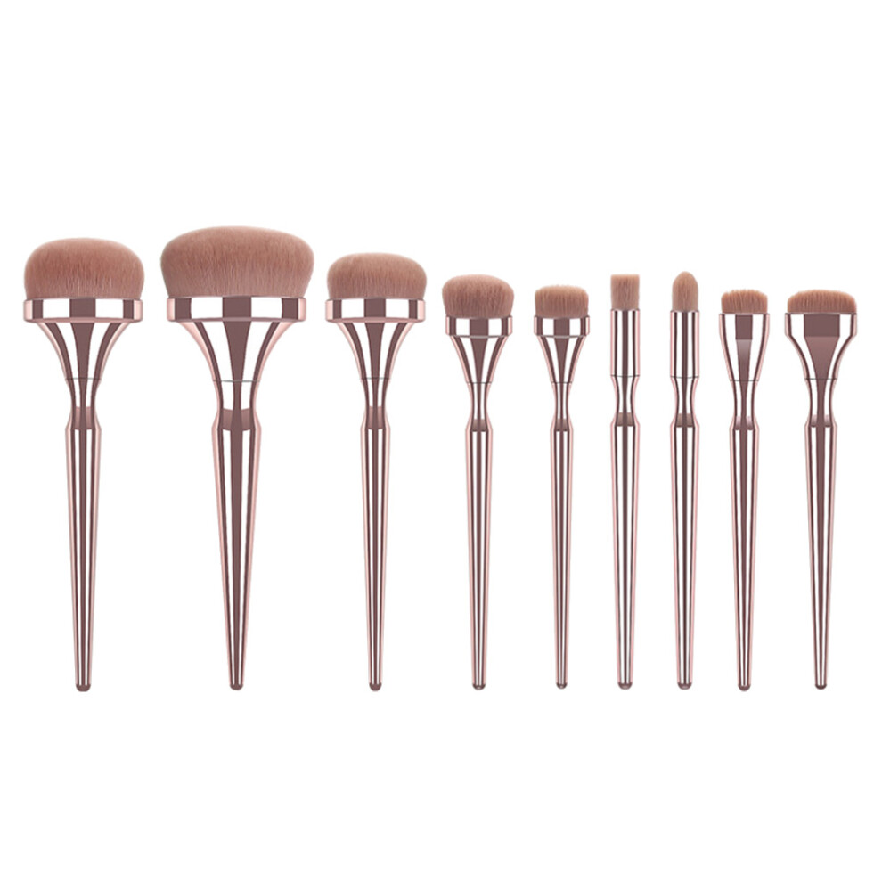 Totority 9Pcs Powder Brush Makeup Brush Cosmetics Brush