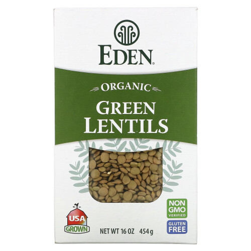 Eden Foods, Bio, Grüne Linsen, 16 Unzen (454 g)