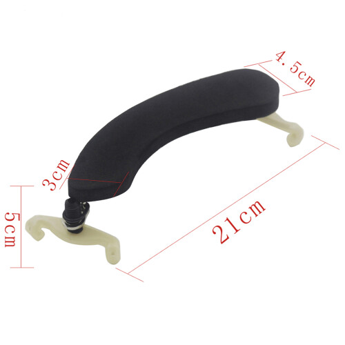 Everest Violin Shoulder Rest Red Abs reduce 1pack 1