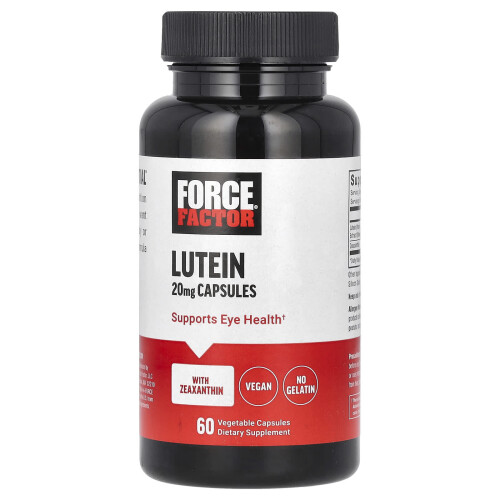 Force Factor, Lutein, 20 mg, 60 Gemüsekapseln