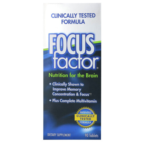 Focus Factor, Nutrition pour le Cerveau, 90 Comprimés