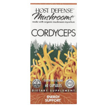 Host Defense, Pilze, Cordyceps, 60 Vegetarische Kapseln