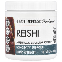 Host Defense, Pilze, Reishi, Pilzmyzel-Pulver, 3,5 Unzen (100 g)