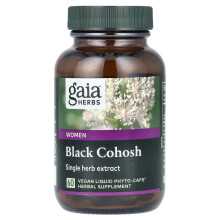 Gaia Herbs, Frauen, Traubensilberkerze, 60 Vegane Flüssig-Phyto-Kapseln