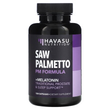 Havasu Nutrition, Sägepalmen PM Formel, 100 Kapseln