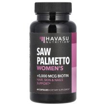 Havasu Nutrition, Sägepalmen Für Frauen, 60 Kapseln