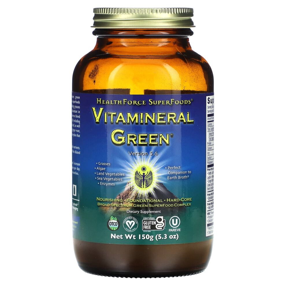 Healthforce Superfoods , Vitamineral Green, 5.3 Oz (150 G)