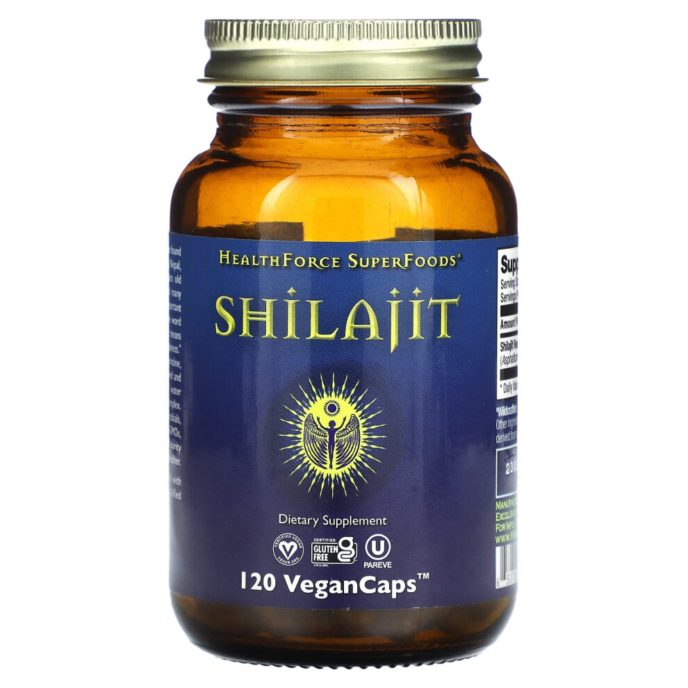 Healthforce Superfoods , Shilajit, 120 Vegan Caps