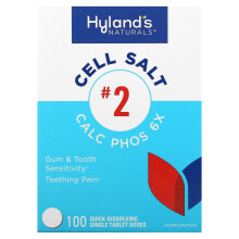 Hyland's Naturals, Sel Cellulaire n2, Calc Phos 6X, 100 Comprimés à Dissolution Rapide