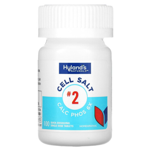 Hyland's Naturals, Sel Cellulaire n2, Calc Phos 6X, 100 Comprimés à Dissolution Rapide 1