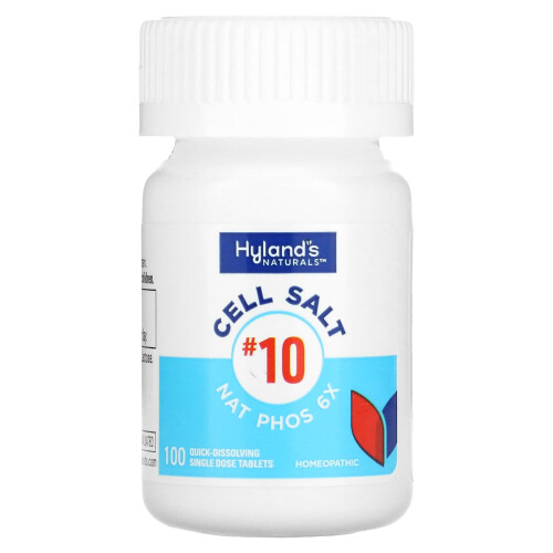Hyland's Naturals, Sel Cellulaire n10, 100 Doses de Comprimés Uniques à Dissolution Rapide 1