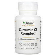 Jigsaw Health, Curcumin C3 Complex, 60 Kapseln