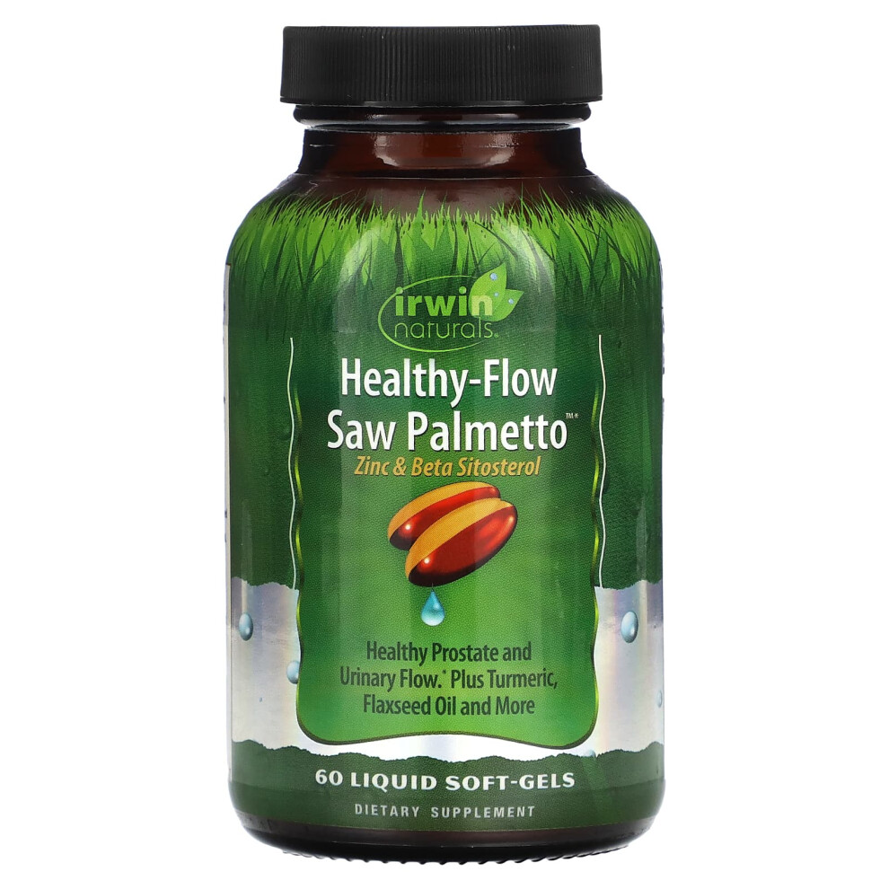 Irwin Naturals , Healthy-Flow Saw Palmetto, 60 Liquid Soft-Gels