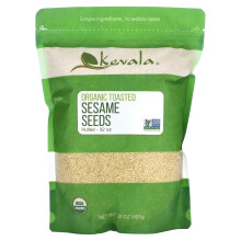 Kevala, Graines de Sésame Grillées Biologiques (Décortiquées), 32 oz (907 g)