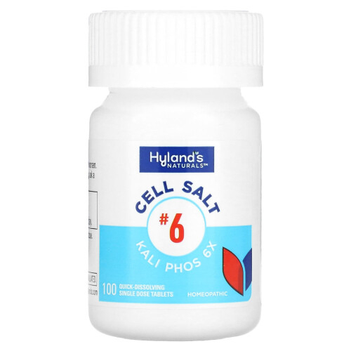 Hyland's Naturals, Sel Cellulaire n6, Kali Phos 6X, 100 Comprimés à Dissolution Rapide 2