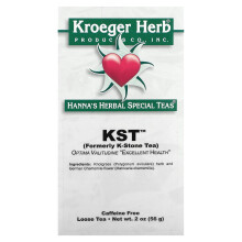 Kroeger Herb Co, Thés Spéciaux à Base de Plantes Hanna's, KST, Sans Caféine, 2 oz (56 g)