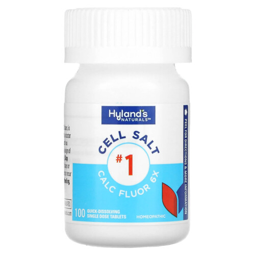 Hyland's Naturals, Sel Cellulaire n1, Calc Fluor 6X, 100 Comprimés à Dissolution Rapide 1