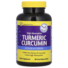 InnovixLabs, Curcumin aus Kurkuma, Hochaufnahme, 100 Retardtabletten