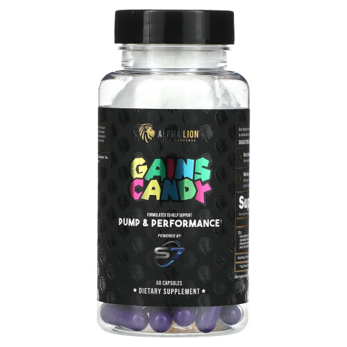 ALPHA LION, Gains Candy, S7, 60 Kapseln