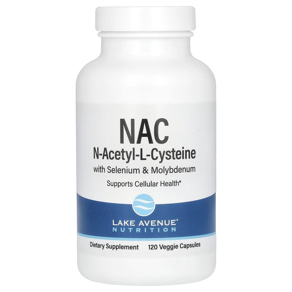 Lake Avenue Nutrition , N-Acetyl-L-Cysteine, 600 Mg, 120 Veggie Capsules