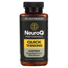 LifeSeasons, NeuroQ Performance, Pensée Rapide, 60 Gélules Végétales