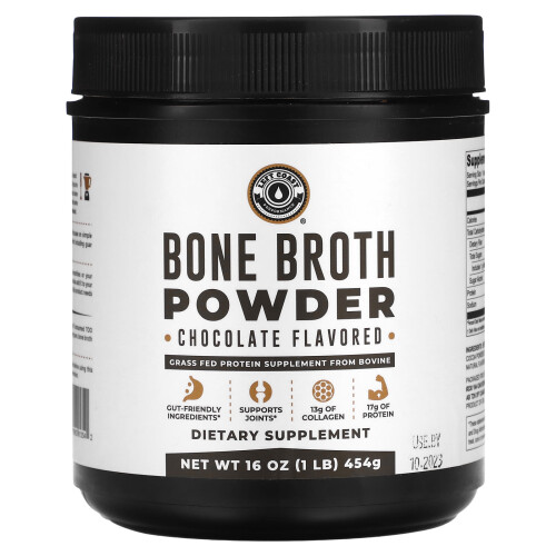 Left Coast Performance, Poudre de Bouillon d'Os, Chocolat, 1 lb (454 g)