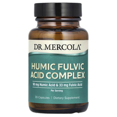 Dr. Mercola, Complexe d'Acide Humique et Fulvique, 30 Gélules