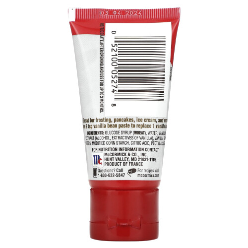 McCormick, Vanilleschoten-Paste, 1,98 oz (56 g) 1