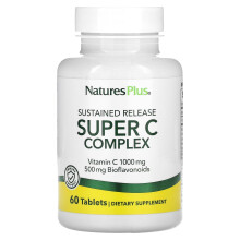 NaturesPlus, Super C-Komplex mit verlängerter Freisetzung, 60 Tabletten