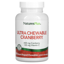 NaturesPlus, Ultra Kautabletten Cranberry, 90 herzförmige Kautabletten