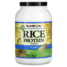 NutriBiotic, Poudre de Protéine de Riz, Nature, 3 lbs (1,36 kg)