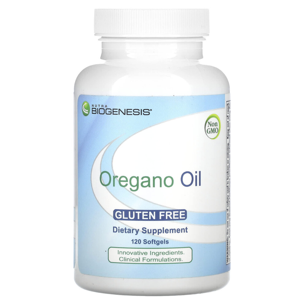 Nutra Biogenesis , Oregano Oil, 120 Softgels