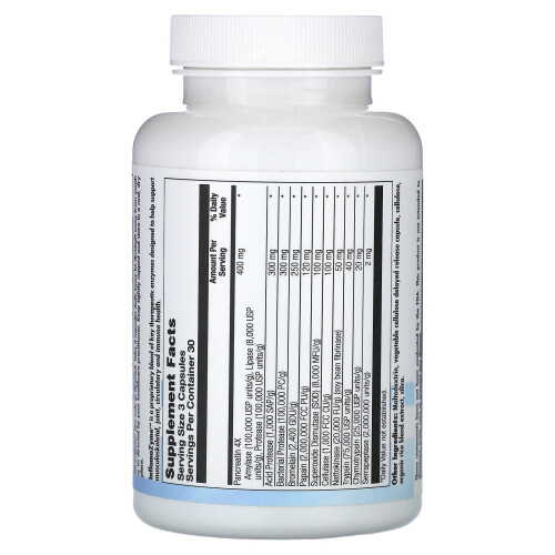 Nutra BioGenesis, InflamaZyme, 90 Gélules 1