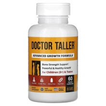 NuBest, Doctor Taller, Formule de Croissance Avancée, Enfants 8+ et Adolescents, 60 Gélules Végans
