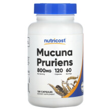 Nutricost, Mucuna Pruriens, 800 mg, 120 Kapseln (400 mg pro Kapsel)