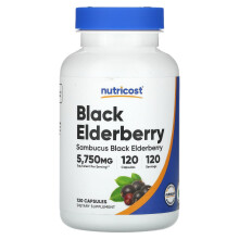 Nutricost, Schwarzer Holunder, 5.750 mg, 120 Kapseln