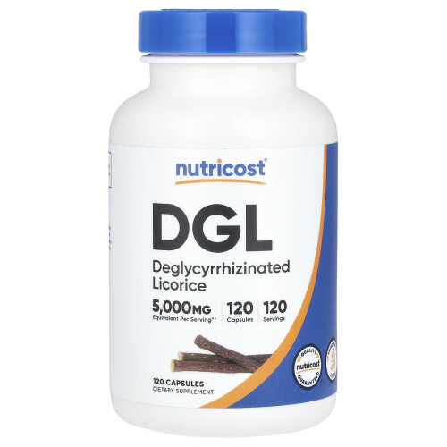 Nutricost, DGL, 5.000 mg, 120 Kapseln