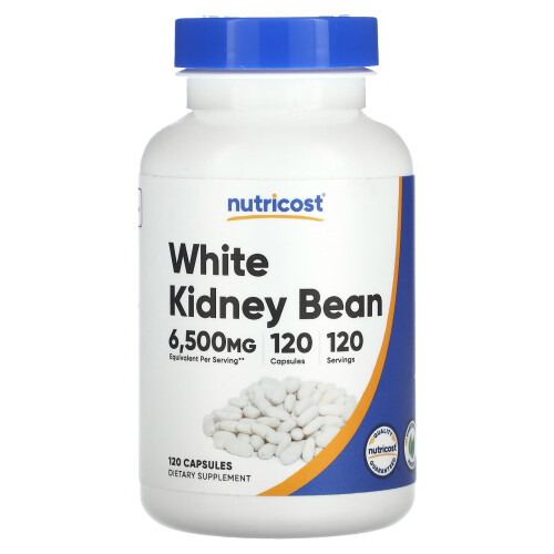 Nutricost, Haricot Blanc, 6 500 mg, 120 Gélules