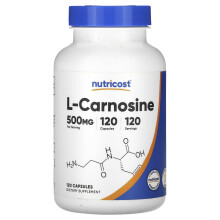 Nutricost, L-Carnosine, 500 mg, 120 Gélules
