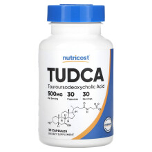 Nutricost, TUDCA, 500 mg, 30 Kapseln
