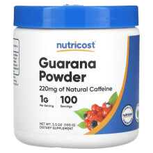Nutricost, Poudre de Guarana, 3,5 oz (100 g)