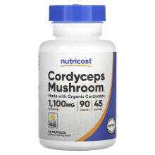 Nutricost, Cordyceps Pilz, 1.100 mg, 90 Kapseln (550 mg pro Kapsel)