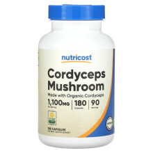 Nutricost, Cordyceps Pilz, 1.100 mg, 180 Kapseln (550 mg pro Kapsel)