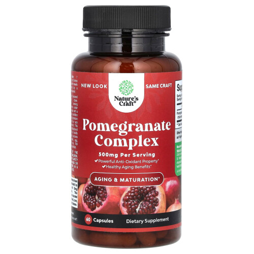 Nature's Craft, Complexe Grenade, 500 mg, 60 Capsules